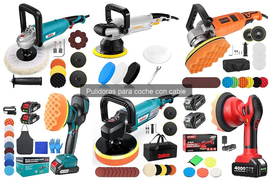 Comparativa: Pulidoras para Coche con Cable vs Sin Cable