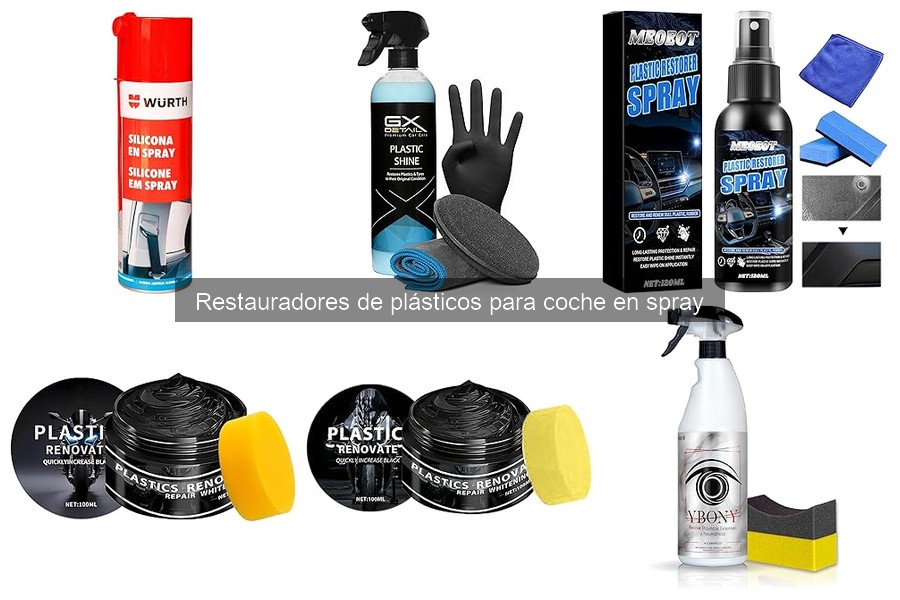 Comparativa Restauradores de Plásticos en Spray vs Otros Métodos