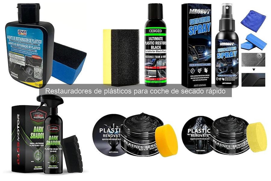 Comparativa: Restauradores de Plásticos Secado Rápido vs Convencionales