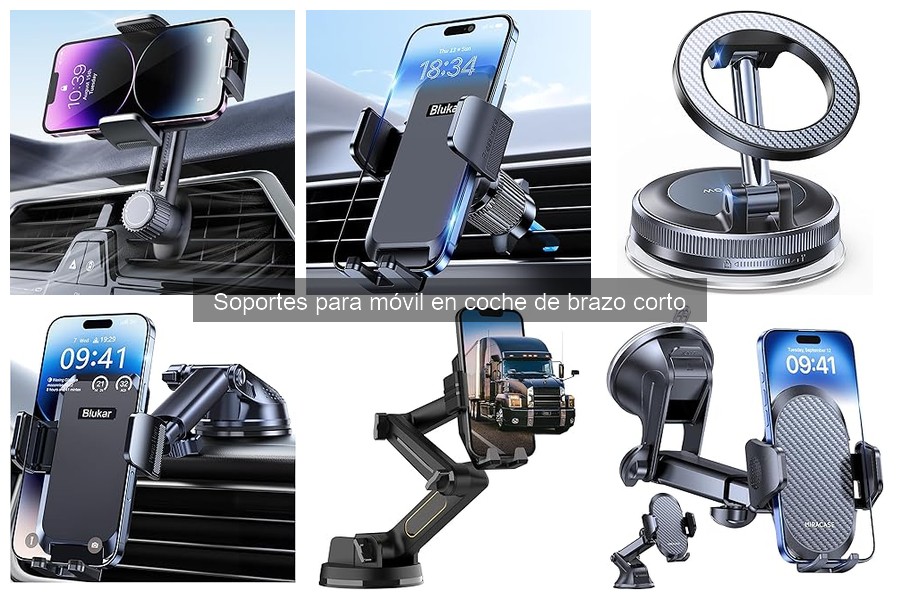 Comparativa: Soportes de brazo corto vs. largo para coche