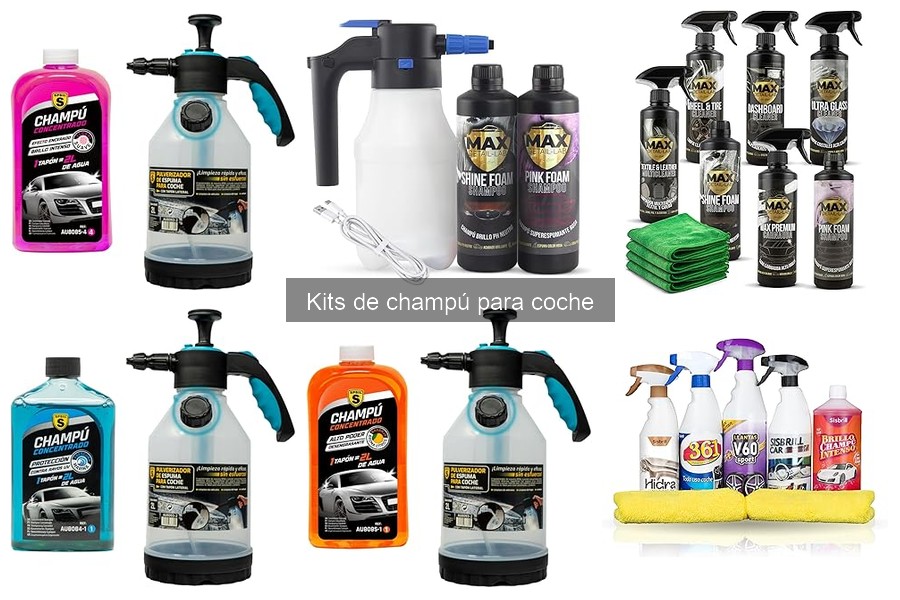 Compra kits de champú para coche a buen precio en 2023