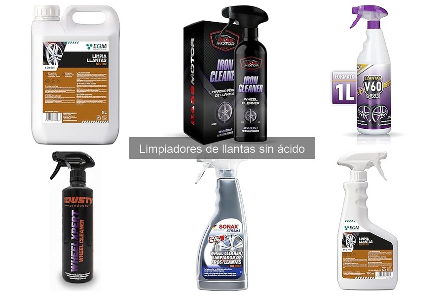 Compra limpiadores de llantas sin ácido a buen precio
