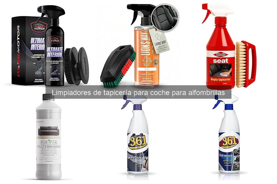 Compra limpiadores de tapicería para coche a buen precio