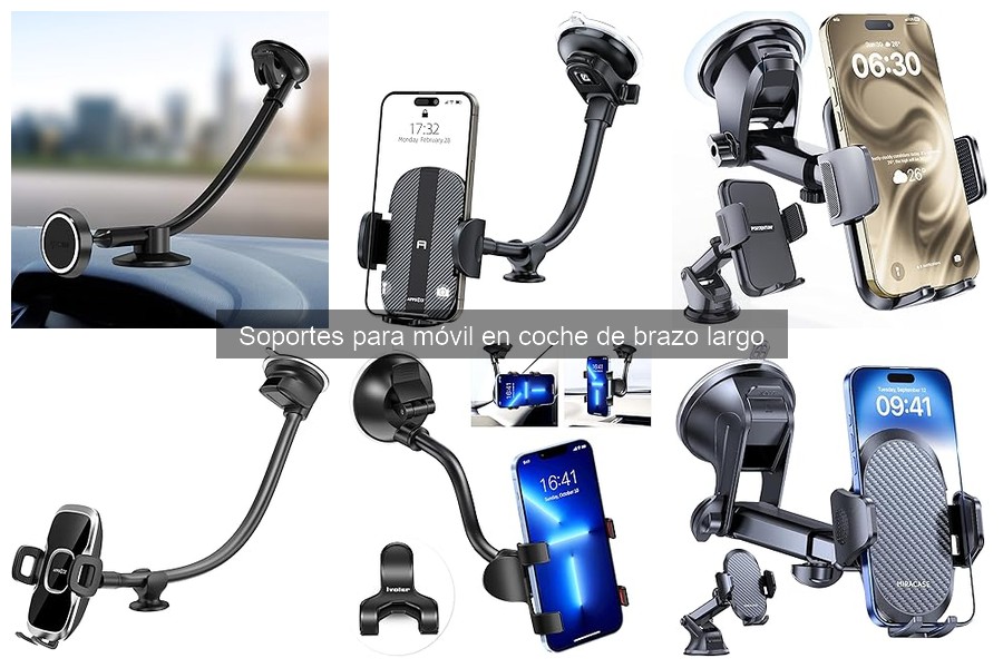 Compra soportes para móvil de brazo largo en coche online