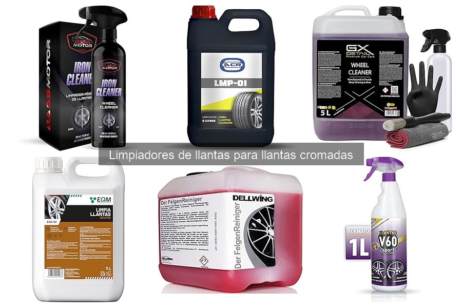 Comprar limpiadores de llantas cromadas al mejor precio