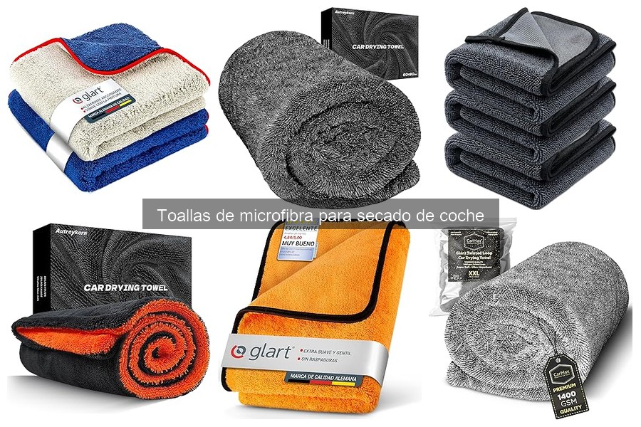 Comprar toallas de microfibra para secado de coche a buen precio