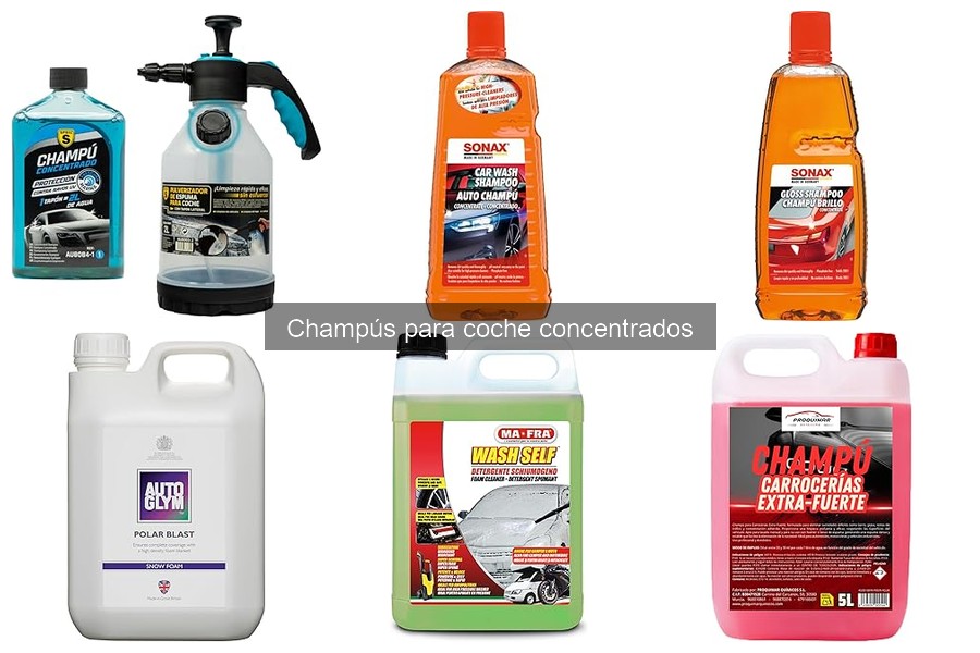 Consejos para Aplicar Champú Concentrado en el Lavado del Coche