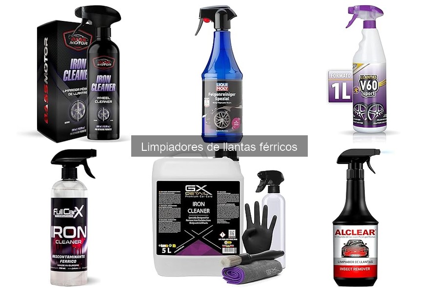 Consejos para Elegir Limpiadores de Llantas Férricos