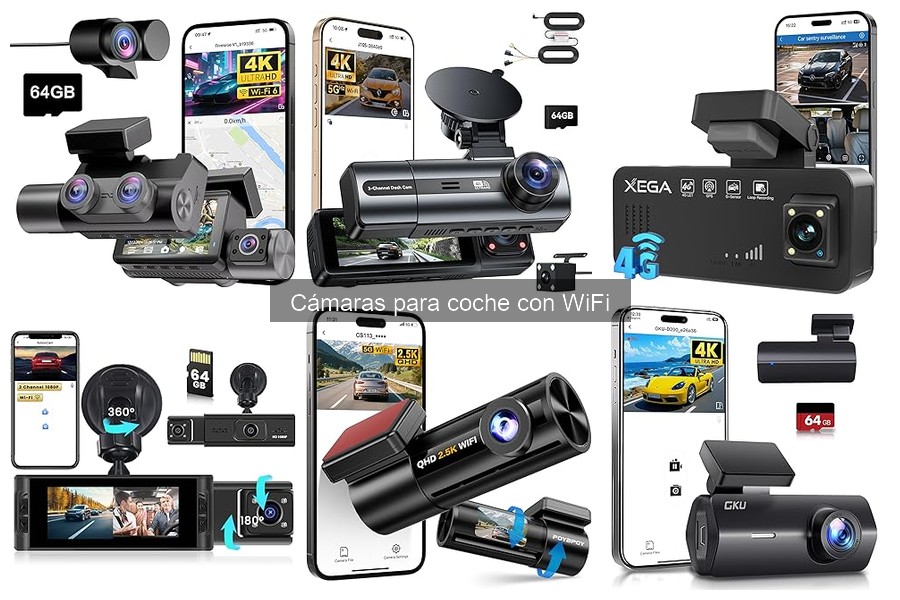 Costo promedio de cámaras para coche con WiFi en 2023