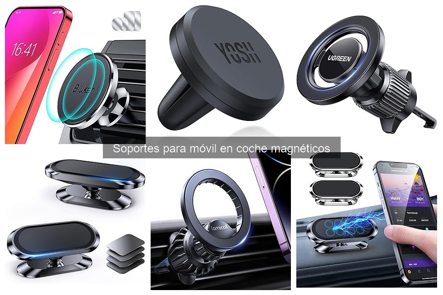 ¿Cuál es el mejor soporte magnético para móviles en coche?
