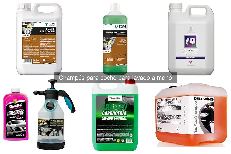 ¿Cuánto champú para coche necesito para un lavado efectivo?