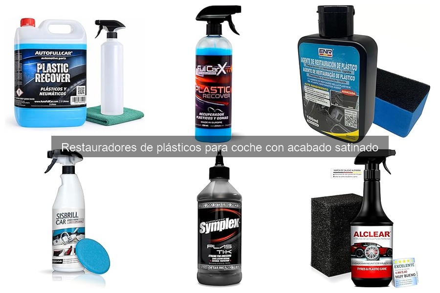 ¿Cuánto dura el efecto de un restaurador de plásticos?