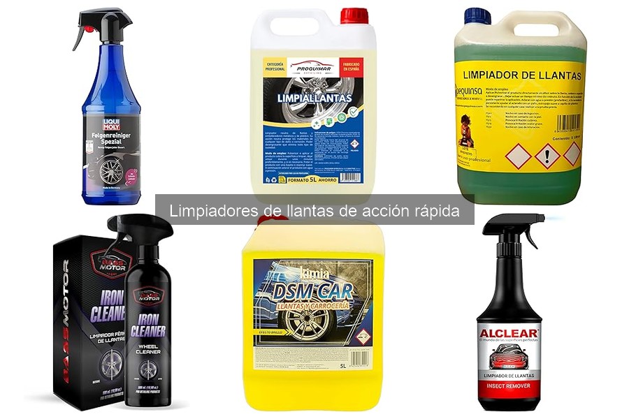 ¿Cuánto tiempo tarda un limpiador de llantas en hacer efecto?