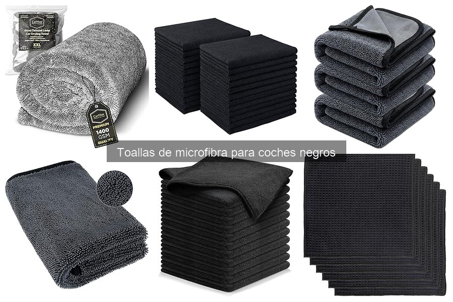 Cuidados Específicos de Toallas Microfibra para Coches Negros