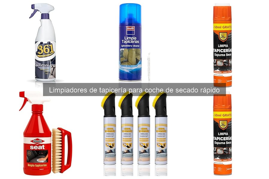 Cuidados para la tapicería tras limpiadores de secado rápido