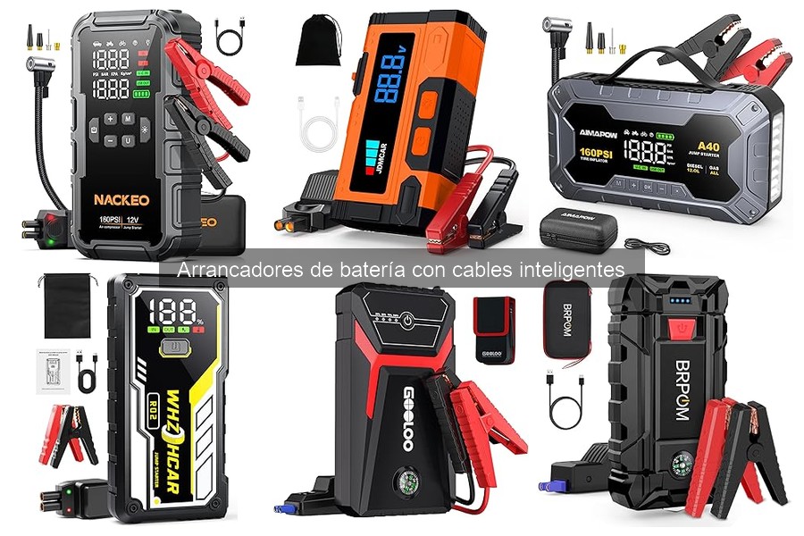 Diferencias entre arrancadores de batería con y sin cables inteligentes