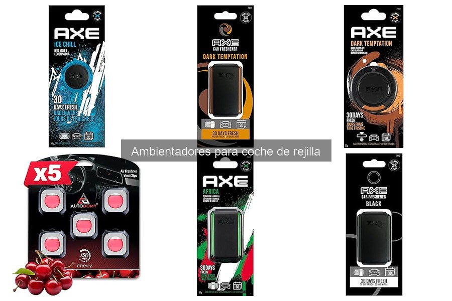 ¿Dónde comprar ambientadores para coche de rejilla?