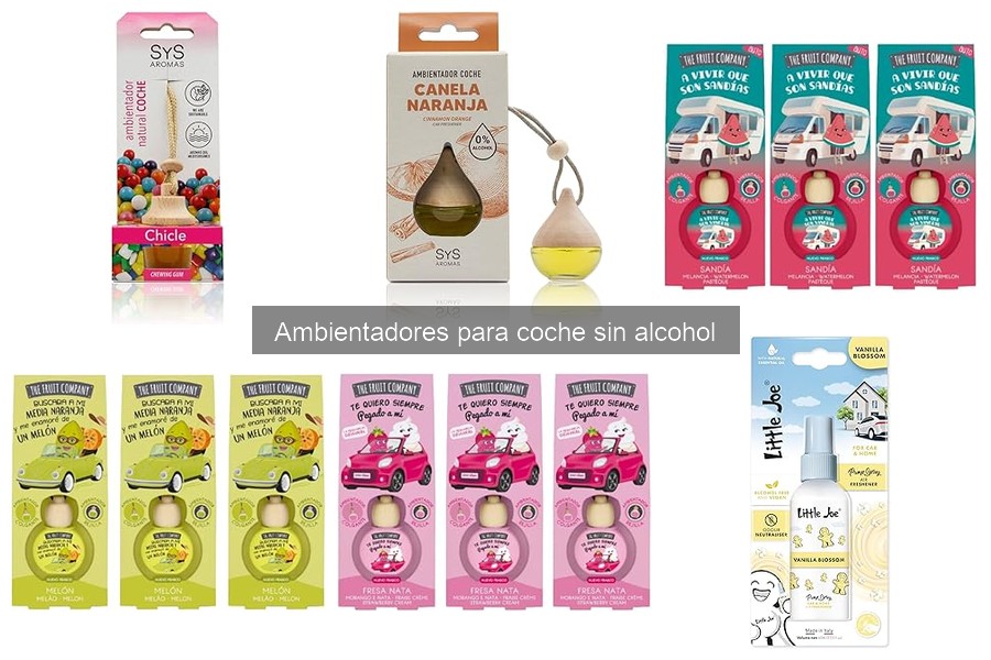 Dónde comprar ambientadores para coche sin alcohol
