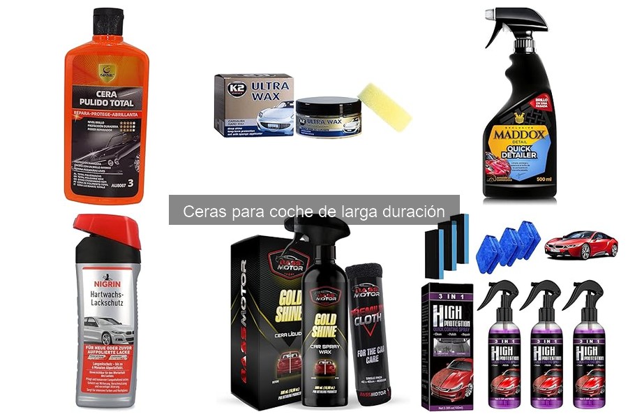 Dónde comprar ceras para coche de larga duración al mejor precio