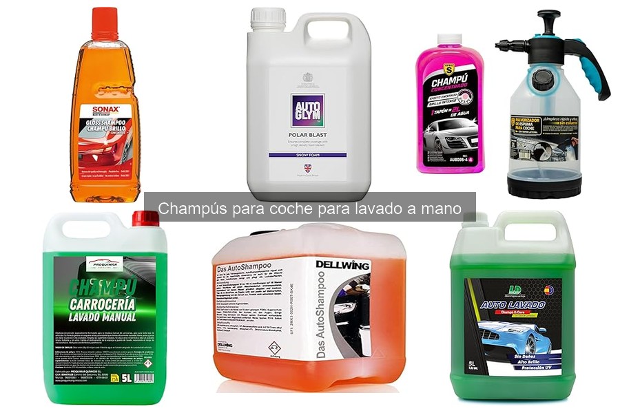 Dónde comprar champús para coche a buen precio y calidad