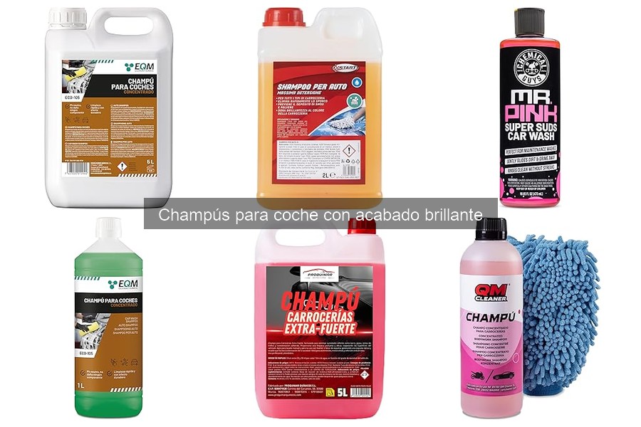 Dónde Comprar Champús para Coche con Acabado Brillante