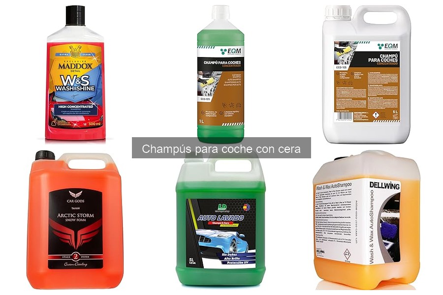 Dónde comprar champús para coche con cera a buen precio