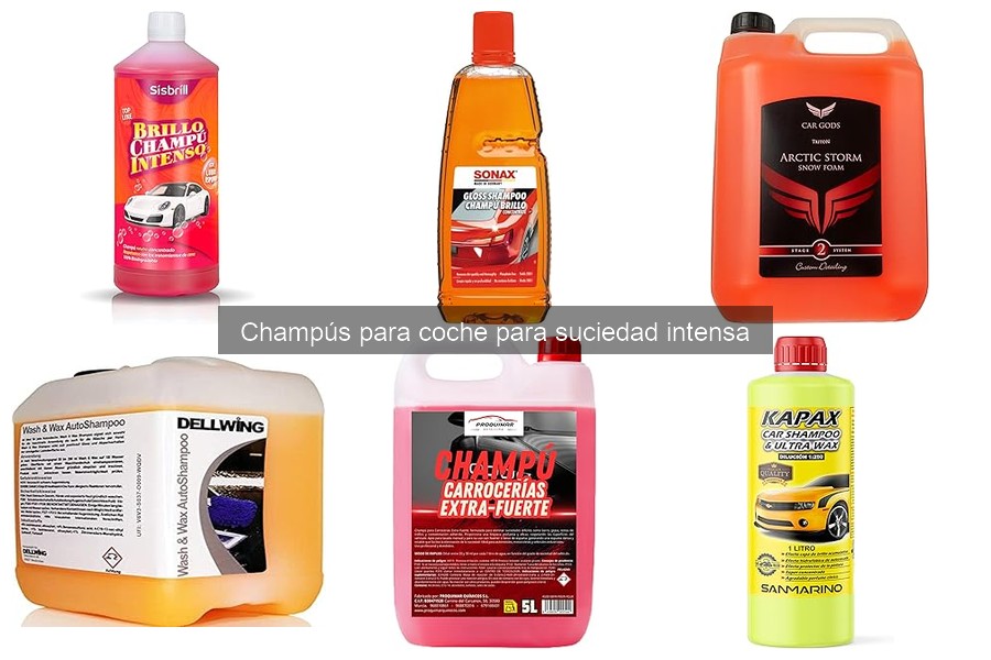 Dónde comprar champús para coche de suciedad intensa