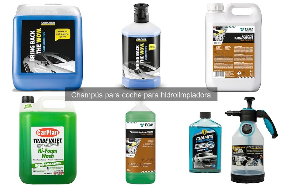 Dónde comprar champús para coche para hidrolimpiadora