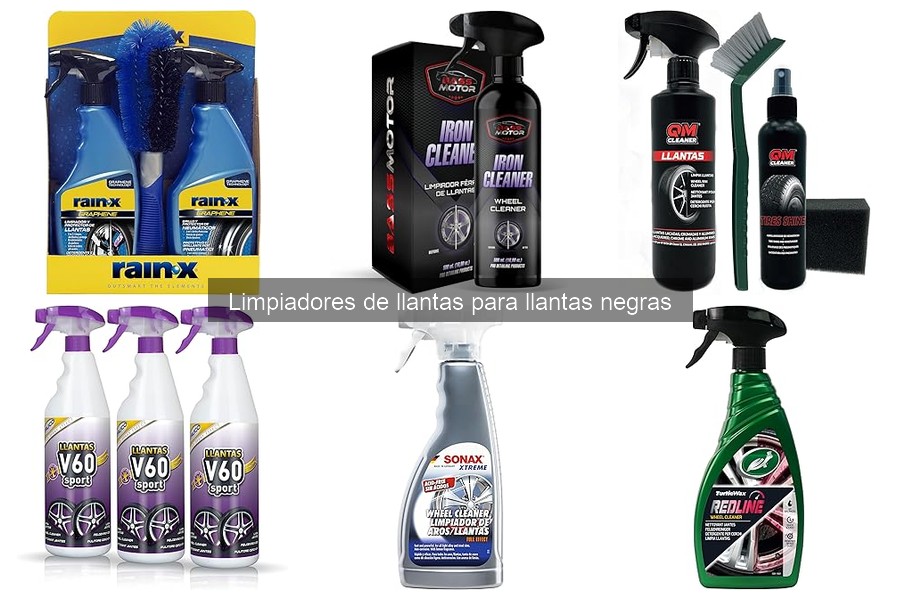 Dónde comprar limpiadores de llantas negras al mejor precio