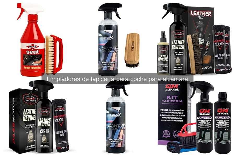 Dónde comprar limpiadores de tapicería para alcántara
