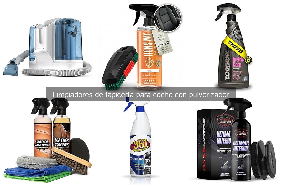 Donde comprar limpiadores de tapicería para coche baratos