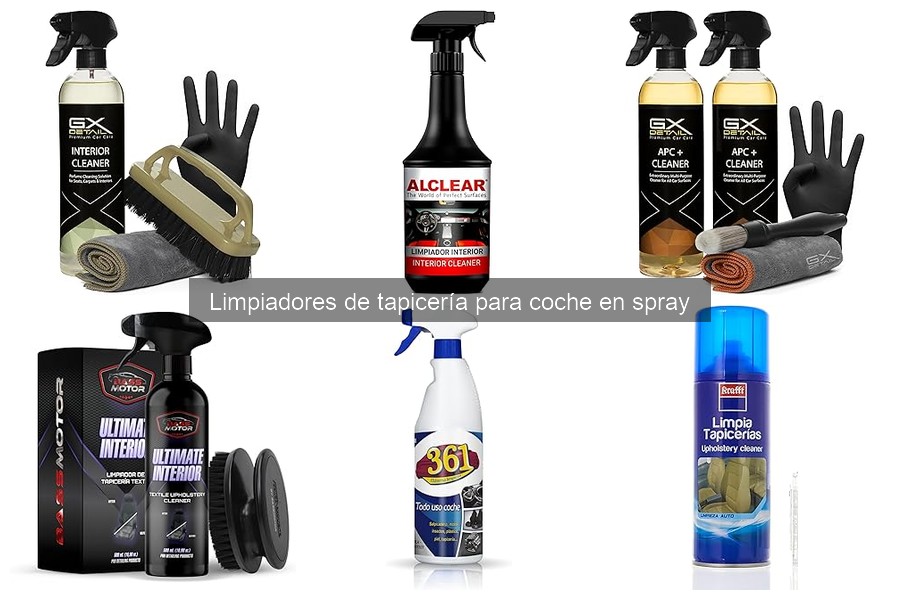 Dónde Comprar Limpiadores de Tapicería para Coche en Spray
