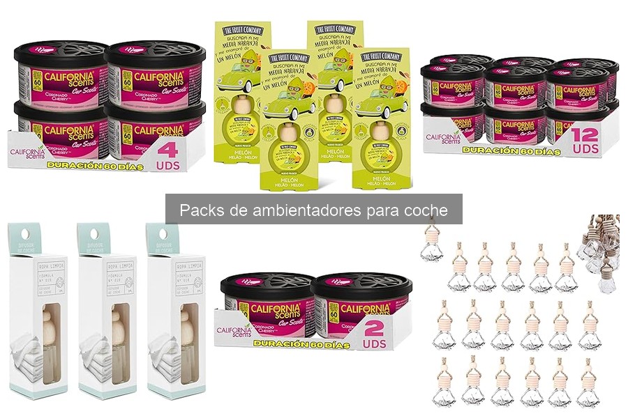 Dónde comprar packs de ambientadores para coche