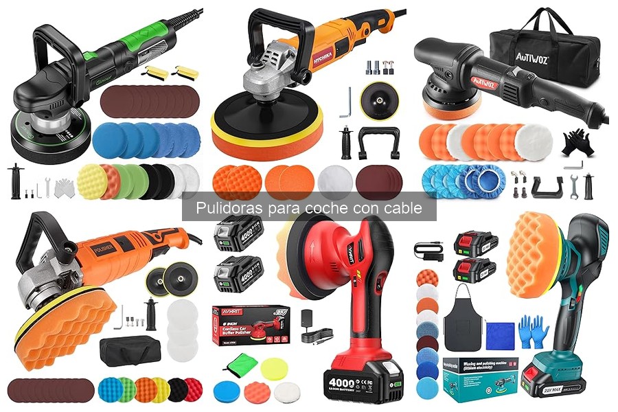 Dónde comprar pulidoras para coche con cable: guía de opciones