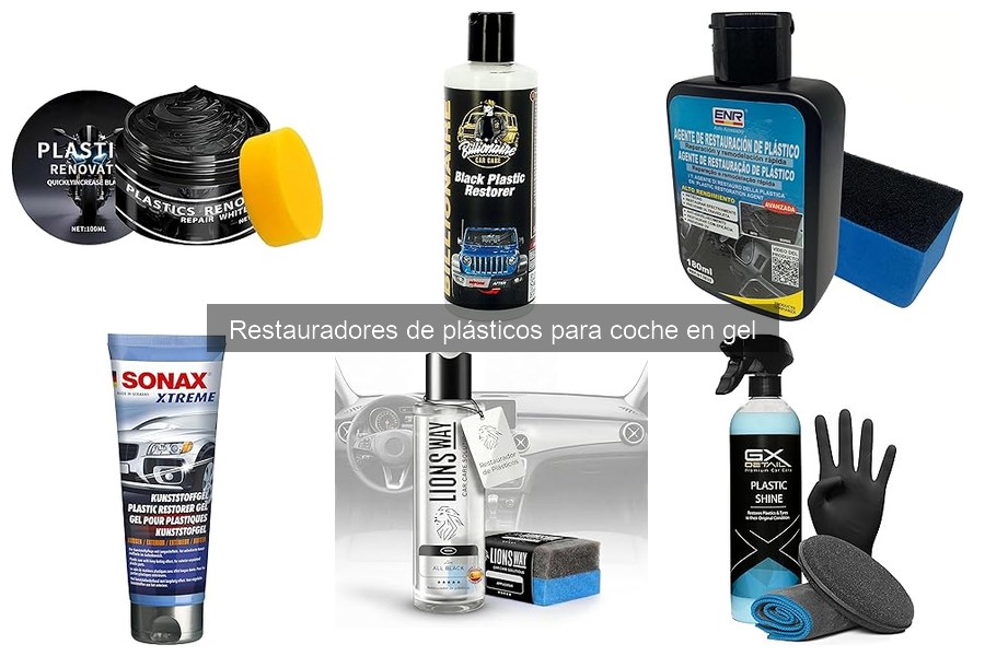 Dónde comprar restauradores de plásticos en gel para coche