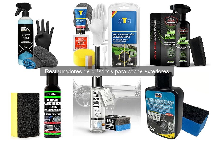 Dónde comprar restauradores de plásticos para coche exteriores