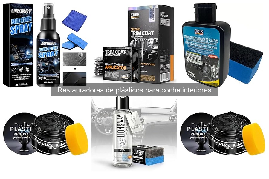 Dónde comprar restauradores de plásticos para coche interiores