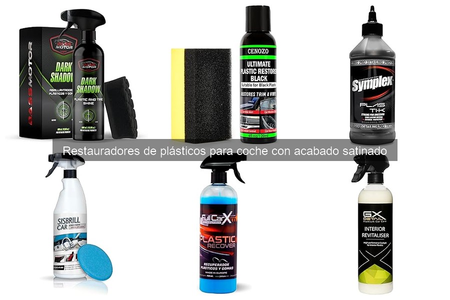 Dónde comprar restauradores de plásticos para coche online