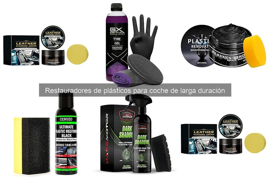 Dónde comprar restauradores de plásticos para coche y precios