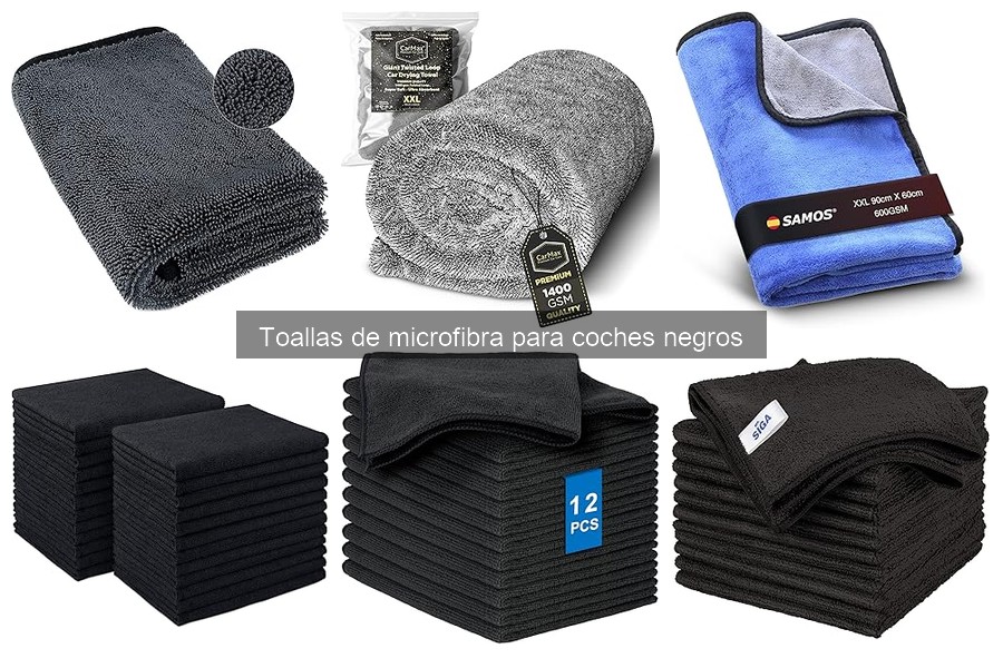 Dónde comprar toallas de microfibra para coches negros