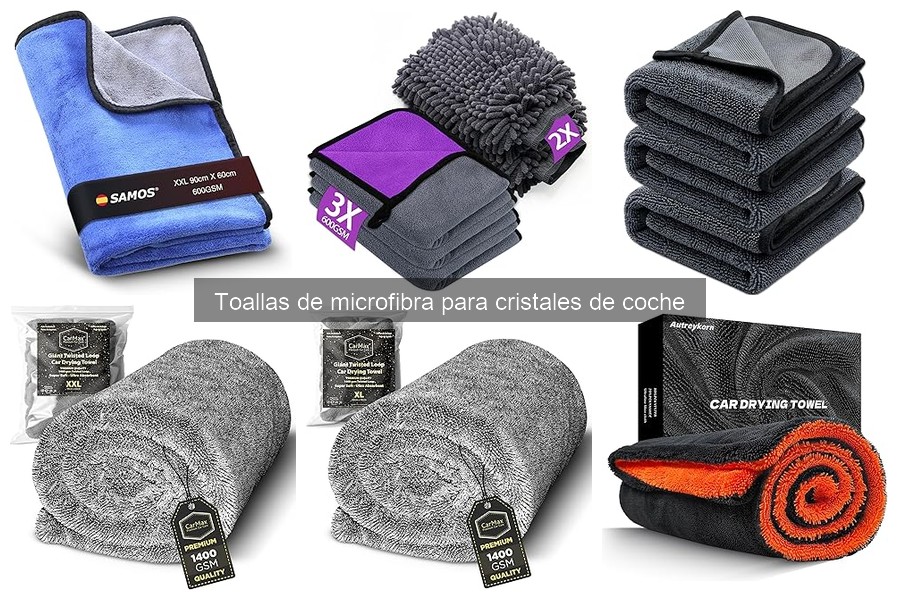 Dónde comprar toallas de microfibra para cristales de coche