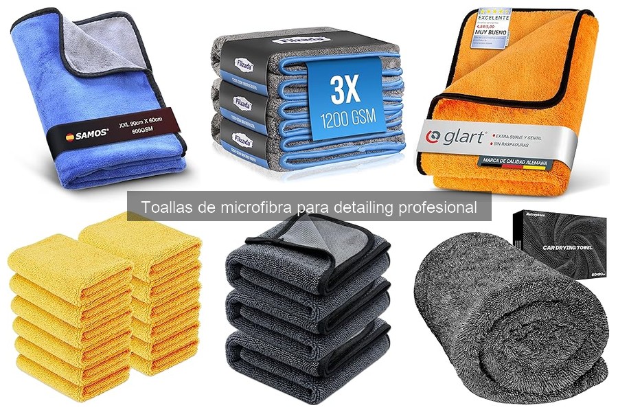 Dónde comprar toallas de microfibra para detailing a buen precio