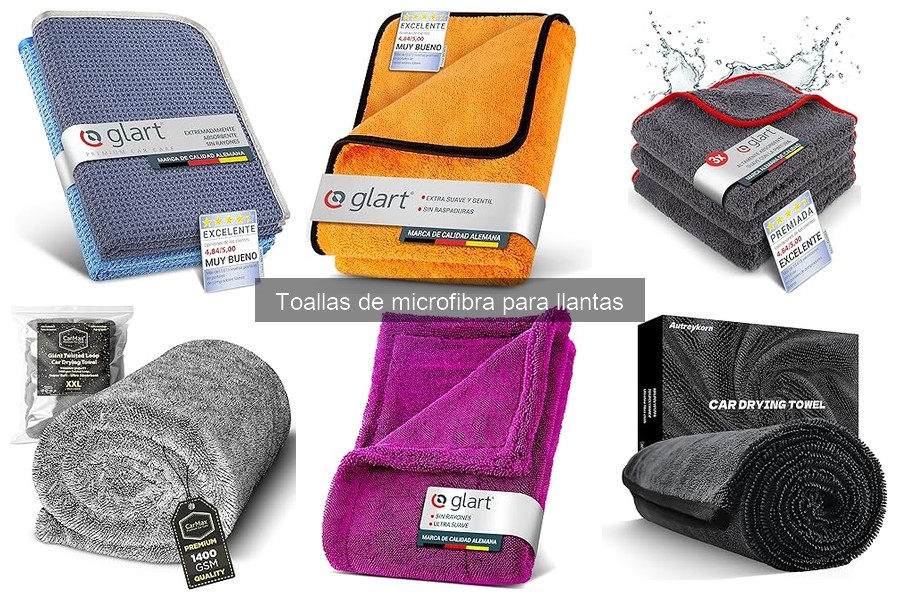 Dónde comprar toallas de microfibra para llantas al mejor precio