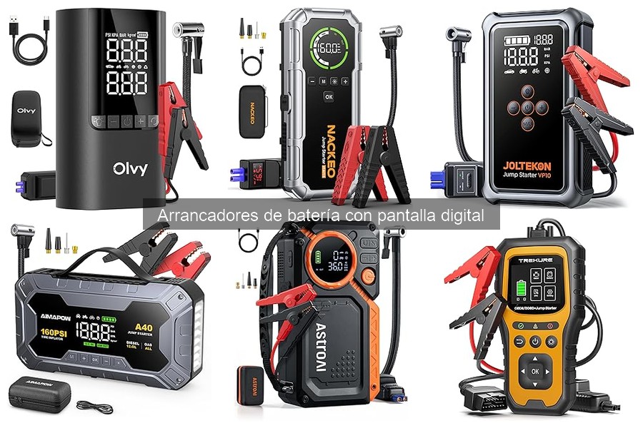 Dónde comprar un arrancador de batería con pantalla digital