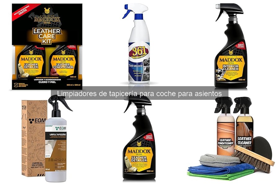 Duración y efectividad de los limpiadores de tapicería