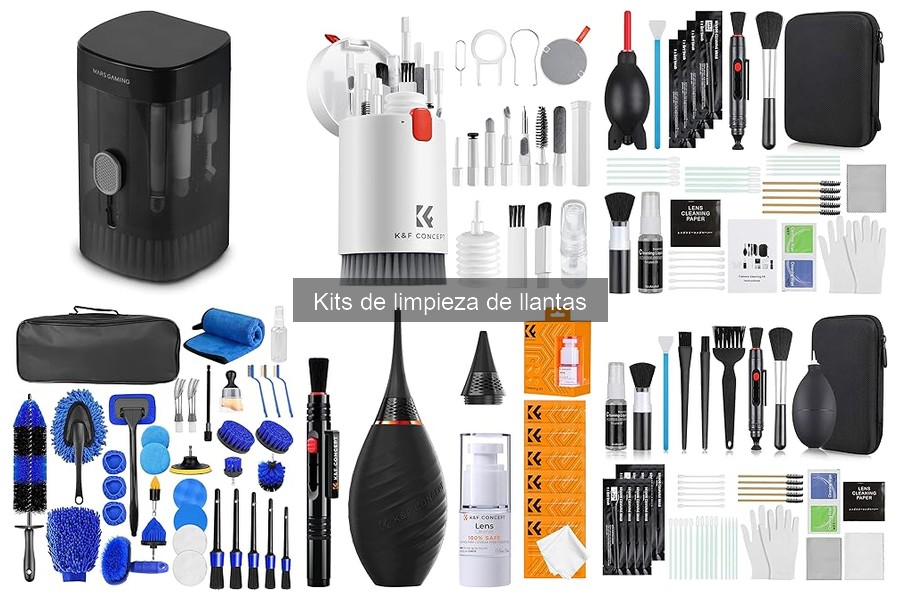 Efectividad de los kits de limpieza de llantas vs. métodos tradicionales