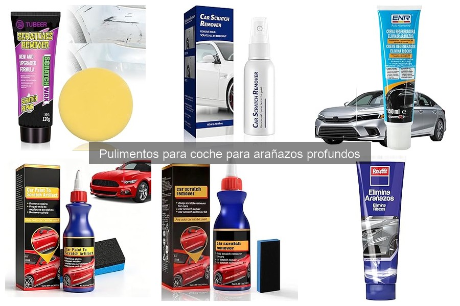Efectividad del pulimento para arañazos profundos en coches