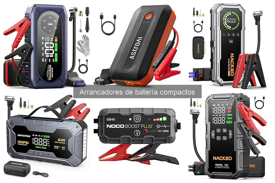 Elige el Mejor Arrancador de Batería Compacto para Tu Coche