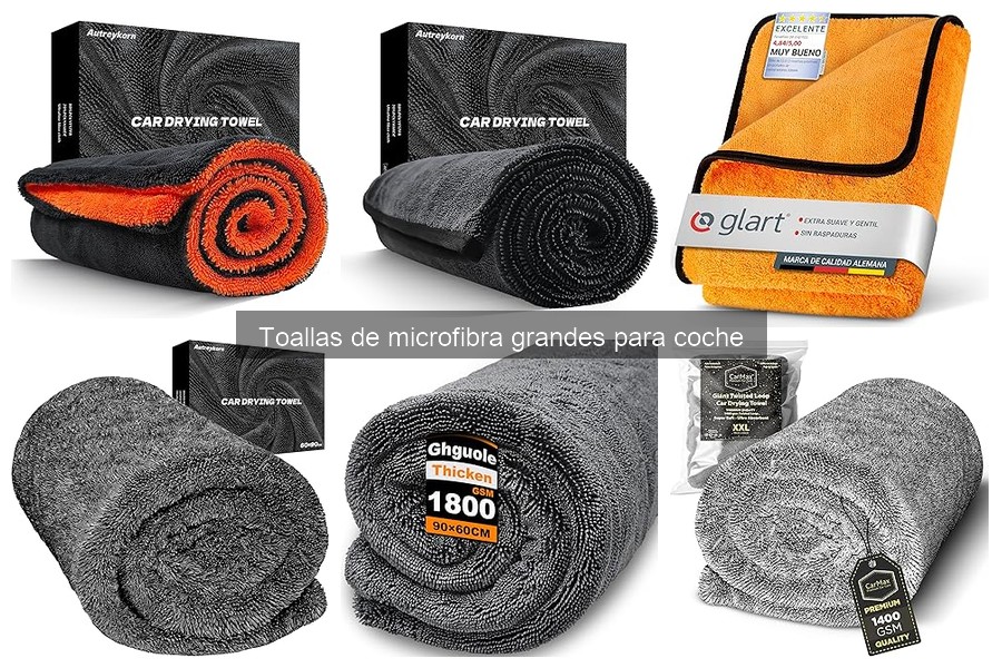 Elige la Mejor Toalla de Microfibra Grande para Coches
