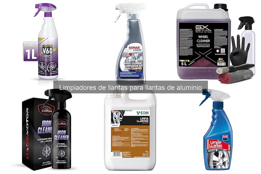 Errores comunes al elegir limpiadores de llantas de aluminio